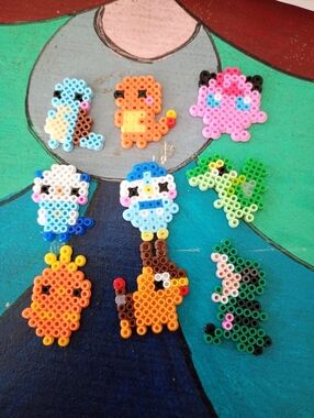 Pokemon Perler Bead Charms